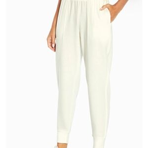 Marika Women's Palmer Fleece Jogger Pants Cannoli Cream NWT